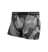 Sensor | Merino Impress Boxers 2XL Čierna / Camo