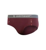 Sensor | Merino Air Briefs W S Port Red