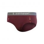 Sensor | Merino Air Briefs W S Port Red