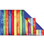 Lifeventure | Printed SoftFibre Trek Towel Giant striped planks