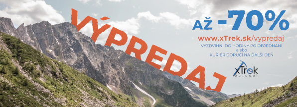 xTrek.sk - výpredaj, zľavy až do -70%
