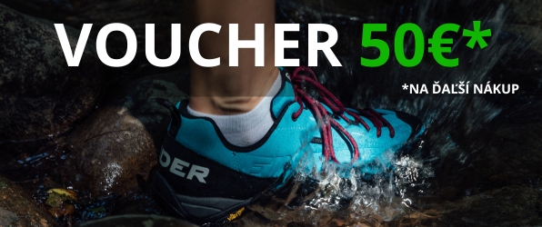 50 € kupón ku každému páru topánok Northfinder iba na xTrek.sk