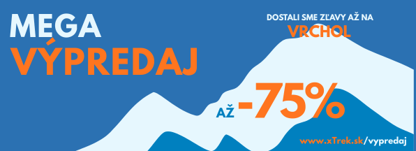 xTrek.sk - VEĽKÝ výpredaj, zľavy až do -75%