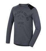 Husky  Merino T-Shirt LS Wolf - tričko s dlhým rukávom z Merino vlny s motívom psa.