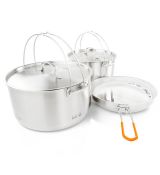 Glacier Stainless Troop Cookset; 5l + 8,5l – sada hrncov
