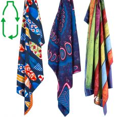 Lifeventure Printed SoftFibre Trek Towel Recycled – uterák